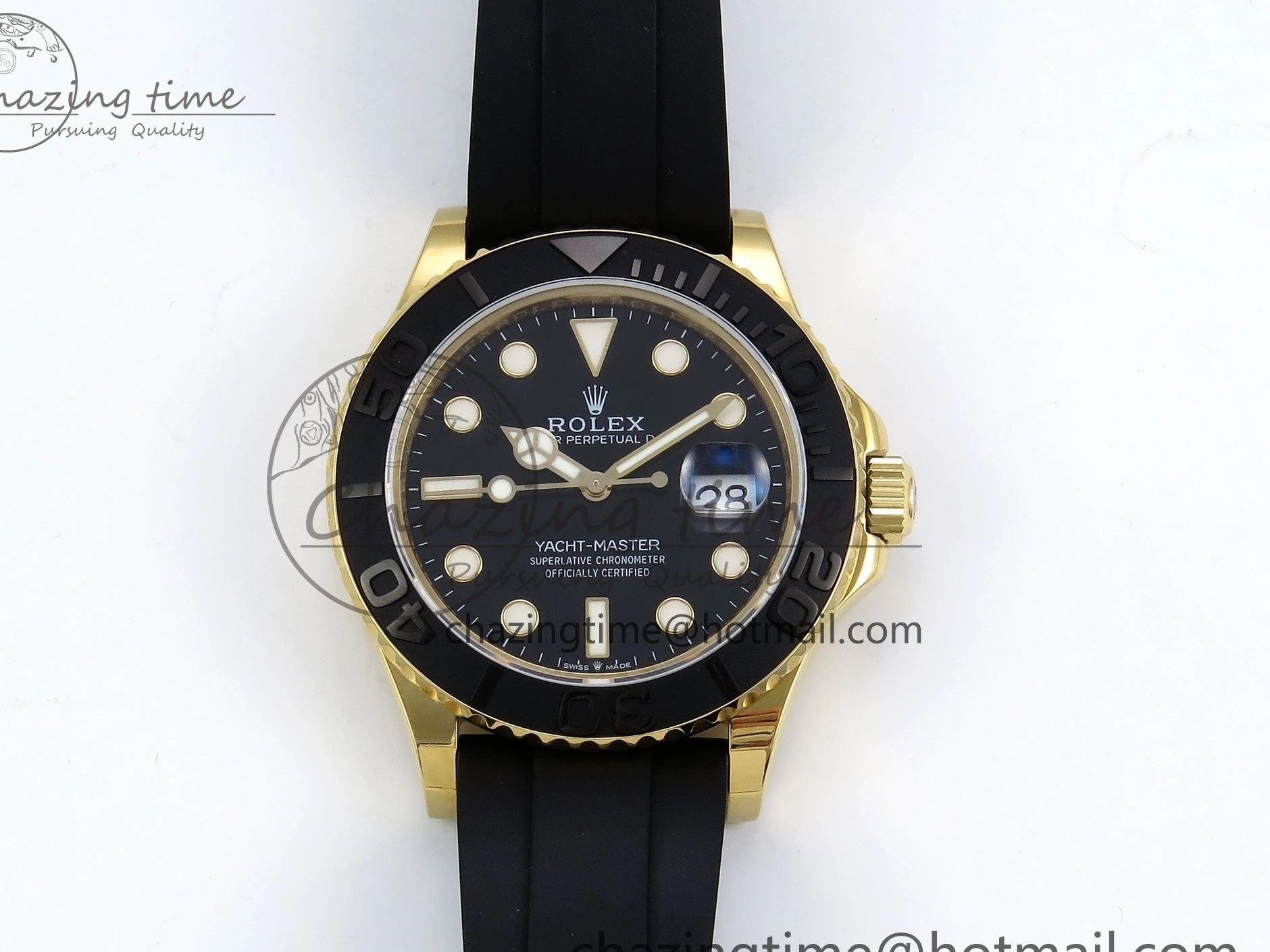 MiroTime 0121 Yacht-Master 226658 KF 1:1 Best Edition YG Wrapped on Oysterflex Strap VR3235 (Gen Weight) Classic 1626